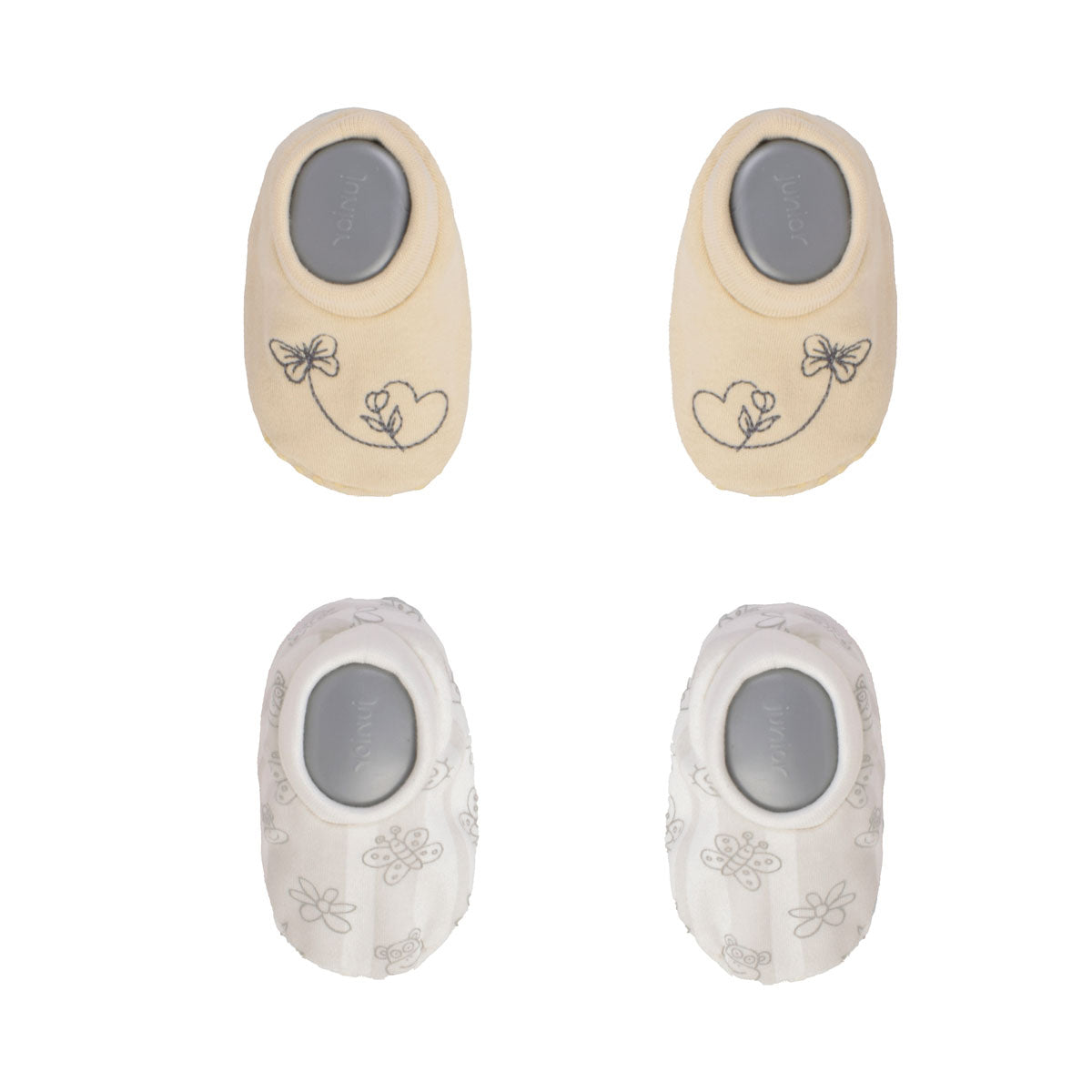 Junior Printed Slippers Butterfly 2 PCS